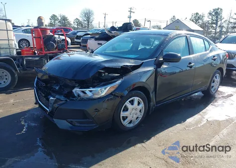 2021 Nissan Sentra S Xtronic Cvt z USA, uszkodzony, nr VIN 3N1AB8BV9MY288833